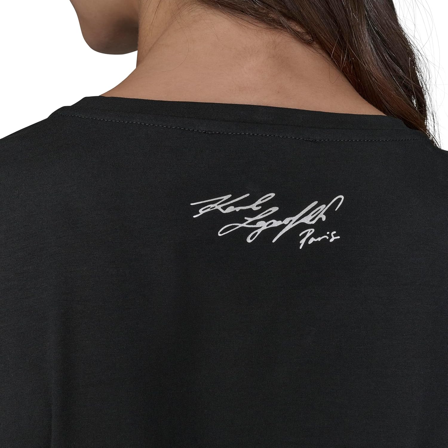 Karl Lagerfeld Womens Soft Everyday Essential Casual T-Shirt - Image 6