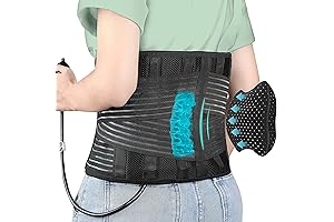 DARLIS Back Brace with Inflatable Lumbar Pain Relief Belt