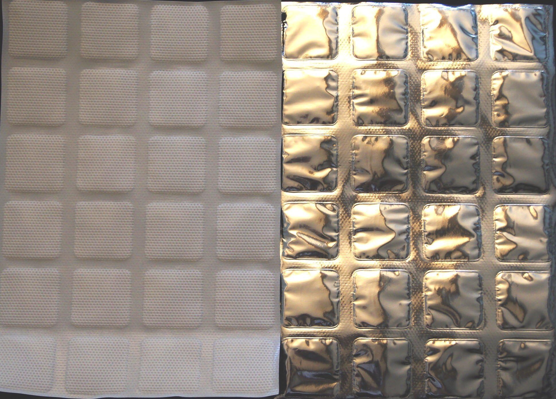 ThermaFreeze XL SuperChilled SILVER ICE Reusable Ice Pack Sheets / Ice Packs -5 Extra Large Sheets - 25.4 x 38 cm / 10 x 15 inch sheets (4 x 6 = 24 large cells each, 120 cells total) - Supercooling, Reusable, Flexible, Non-Toxic, Lasts hours longer than ice - MADE IN USA