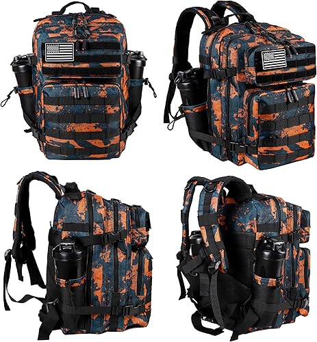 Miniatura 10 de LHI Tactical Military Backpack for Men and Women 25L35L Army Assault Pack Bag Small Rucksack with Bottle Holder