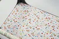 Vista 6 de Onacosht Pack n Play Sábanas Ajustables para Bebé Niña Juego de 2 Piezas Sábanas de Punto Jersey Suave para Colchón de Cuna Mini y Colchón