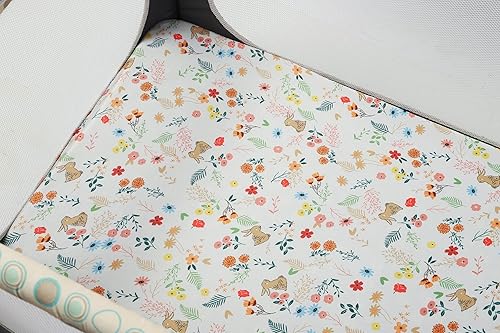 Miniatura 6 de Onacosht Pack n Play Sábanas Ajustables para Bebé Niña Juego de 2 Piezas Sábanas de Punto Jersey Suave para Colchón de Cuna Mini y Colchón de