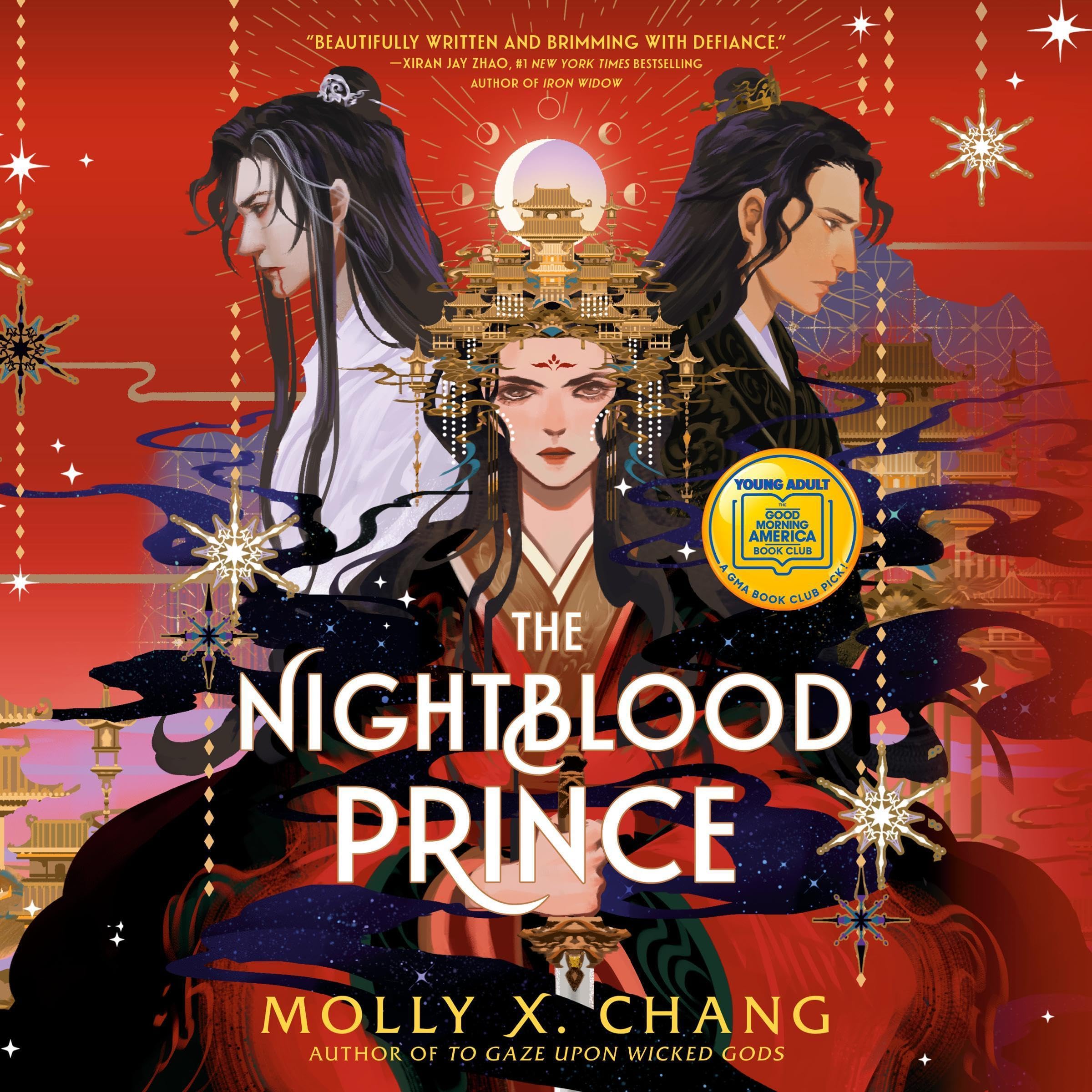 Cover art for The Nightblood Prince: A Good Morning America YA Book Club Pick