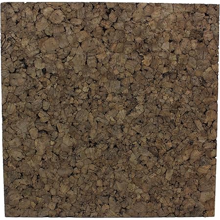 Flipside FLP12058 Dark Cork Tiles, 12" x 12", Pack of 4, Cork, Brown
