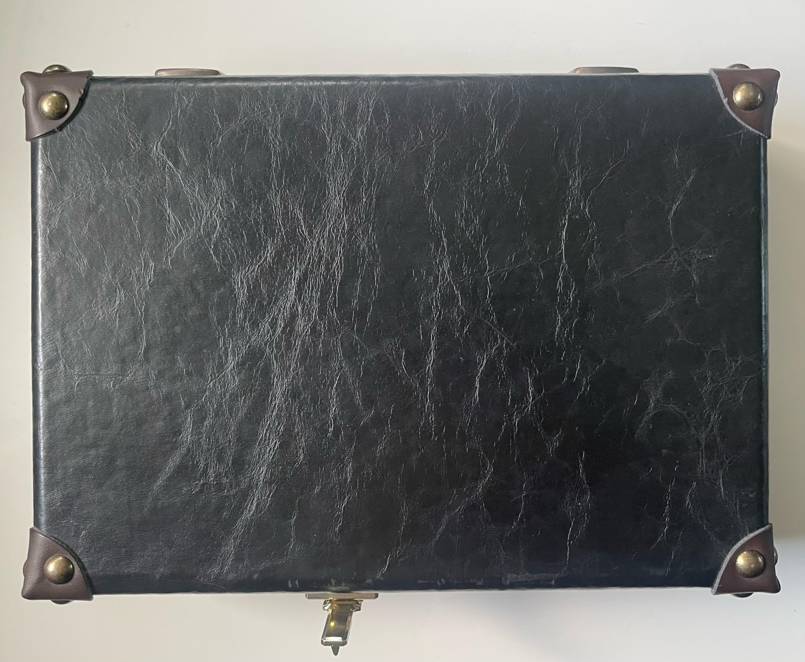 secret concealment hidden gun safe and lock home decor piece pistol storage Vintage Wood and leather handgun box- handmade - custom made-order yours gift idea hide away