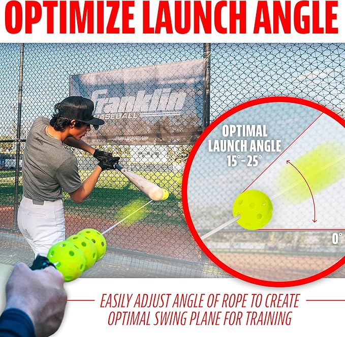 Franklin Sports Launch Line Baseball Hitting Trainer,IDB Swing Trainer + Batting Practice Aid