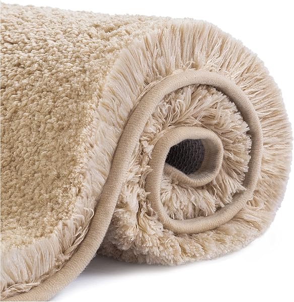 VANZAVANZU Halkfri badmatta 40x60cm Beige