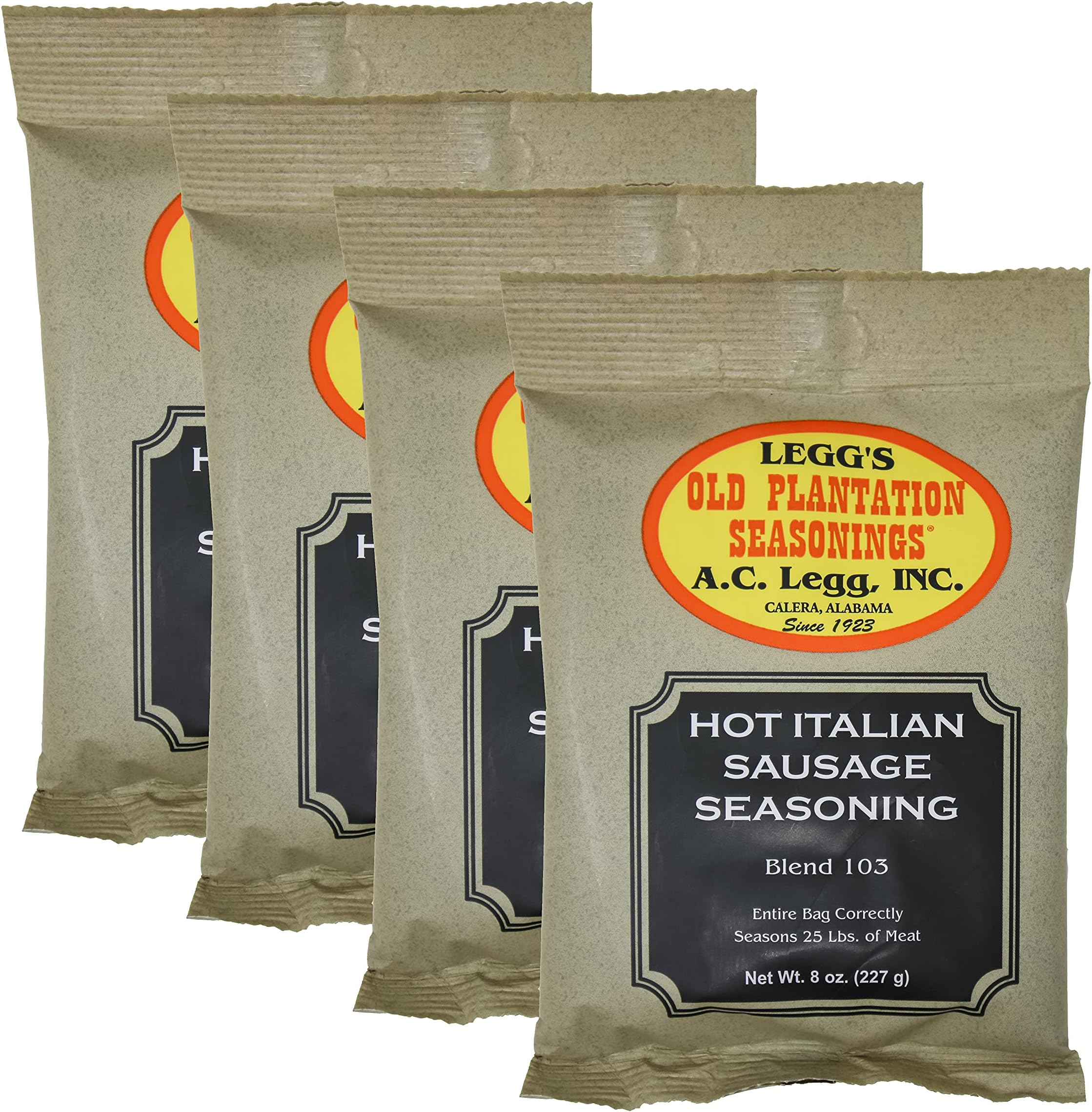 A.C. Legg Hot Italian Sausage Seasoning - PACK OF 4