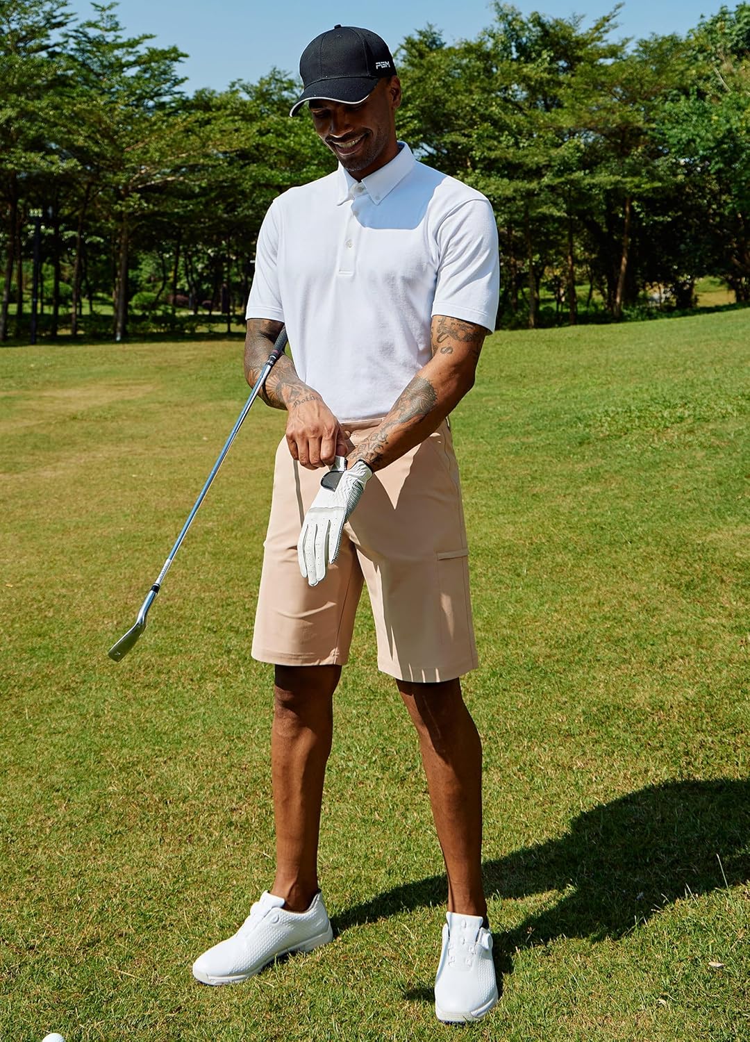 Willit Men's Golf Shorts 10" Stretch Quick Dry Hiking Cargo Shorts for Dress Casual Work with Pockets - Image 6