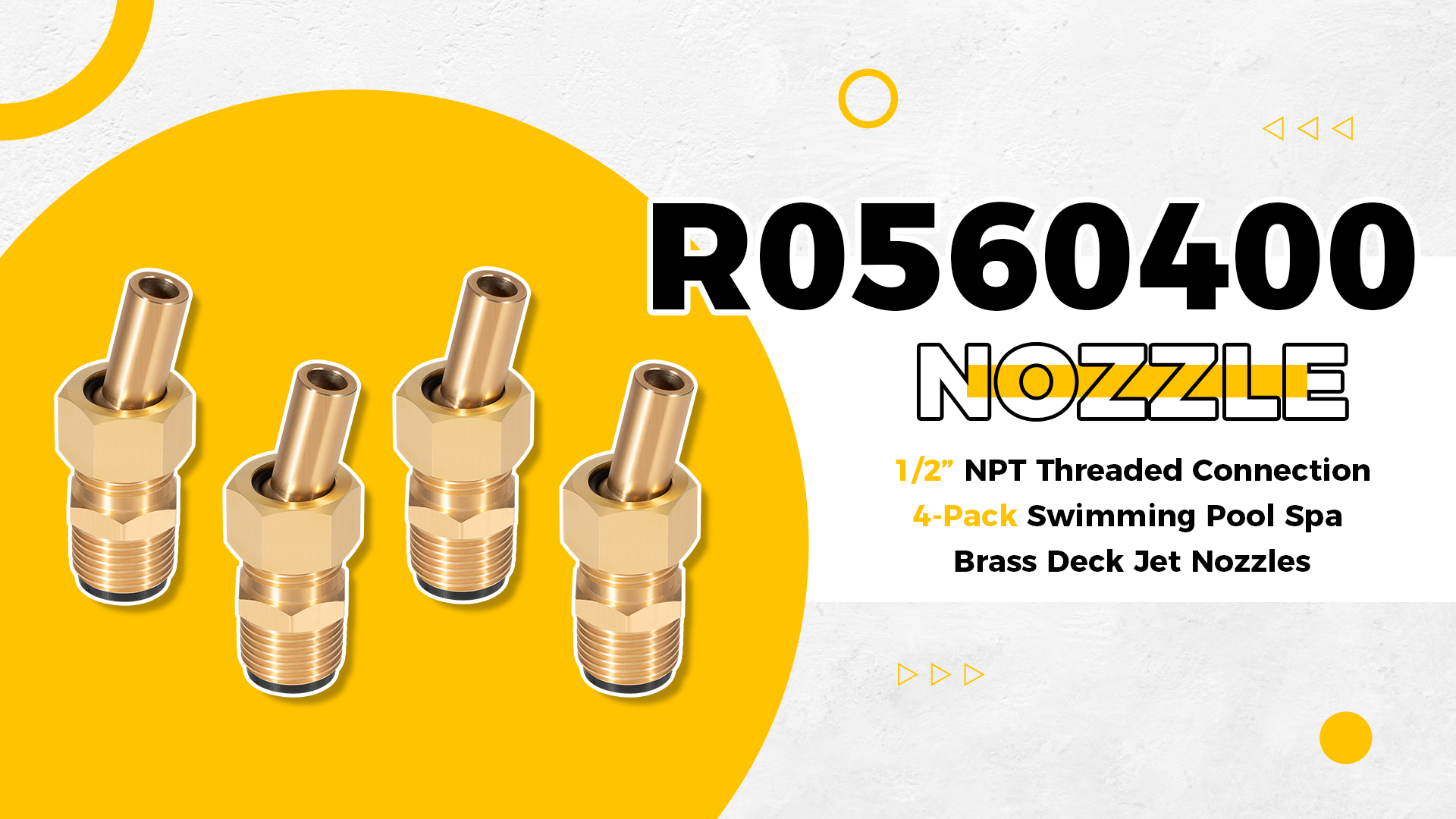 Amazon.com: usvehj Swimming Pool Spa Brass Deck Jet Nozzle 590041