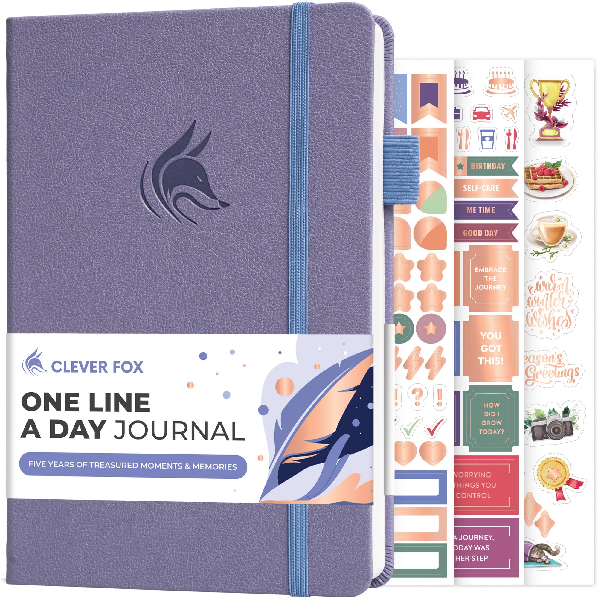 Amazon.com : Clever Fox One Line A Day Journal – 5-Year Memory