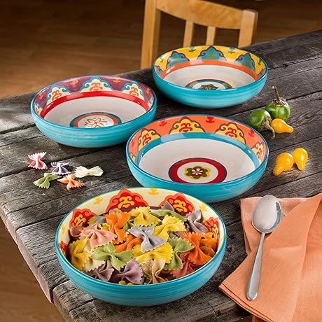Euro Ceramica Italian Pasta Bowls