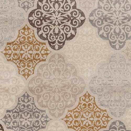 Miniatura 5 de LUXE WEAVERS Diana Collection 10717 - Alfombra oriental gris de 8x10