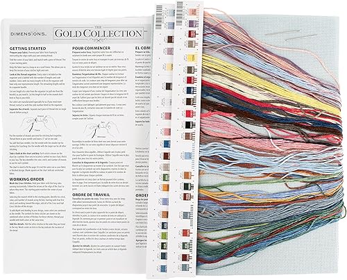 Miniatura 10 de Tapiz de Navidad Dimensions Needlecrafts de punto de cruz, de 16 x 12 pulgadas