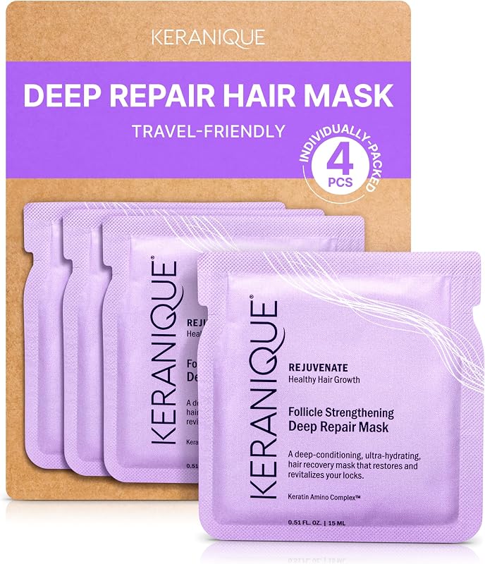 Hair Mask - Deep Repair and Intense Hydration for Damaged, Dry, Fine Hair with Keratin Protein