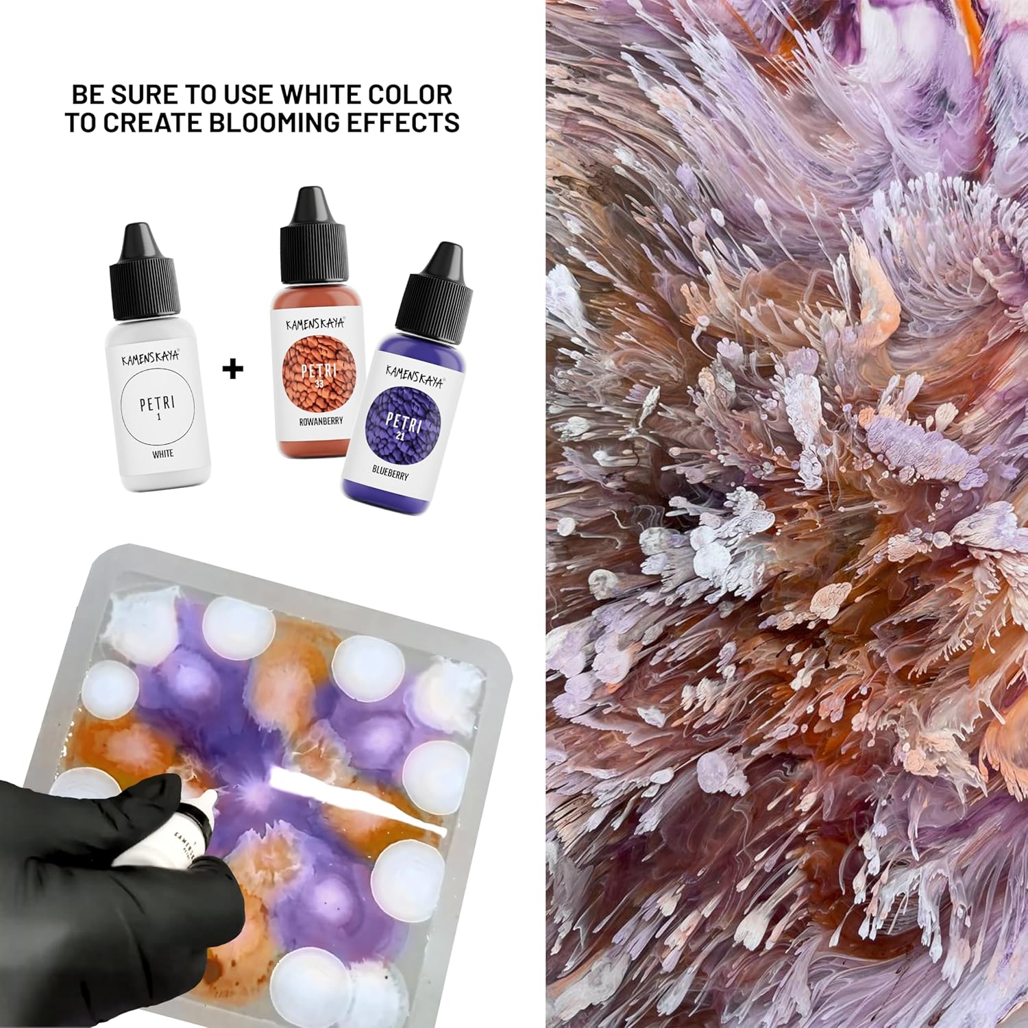 Alcohol Ink for Epoxy Resin Petri Art: Alcohol Ink Set of 13 Mini Petri Inks, 0.17 fl oz (5 ml) Each