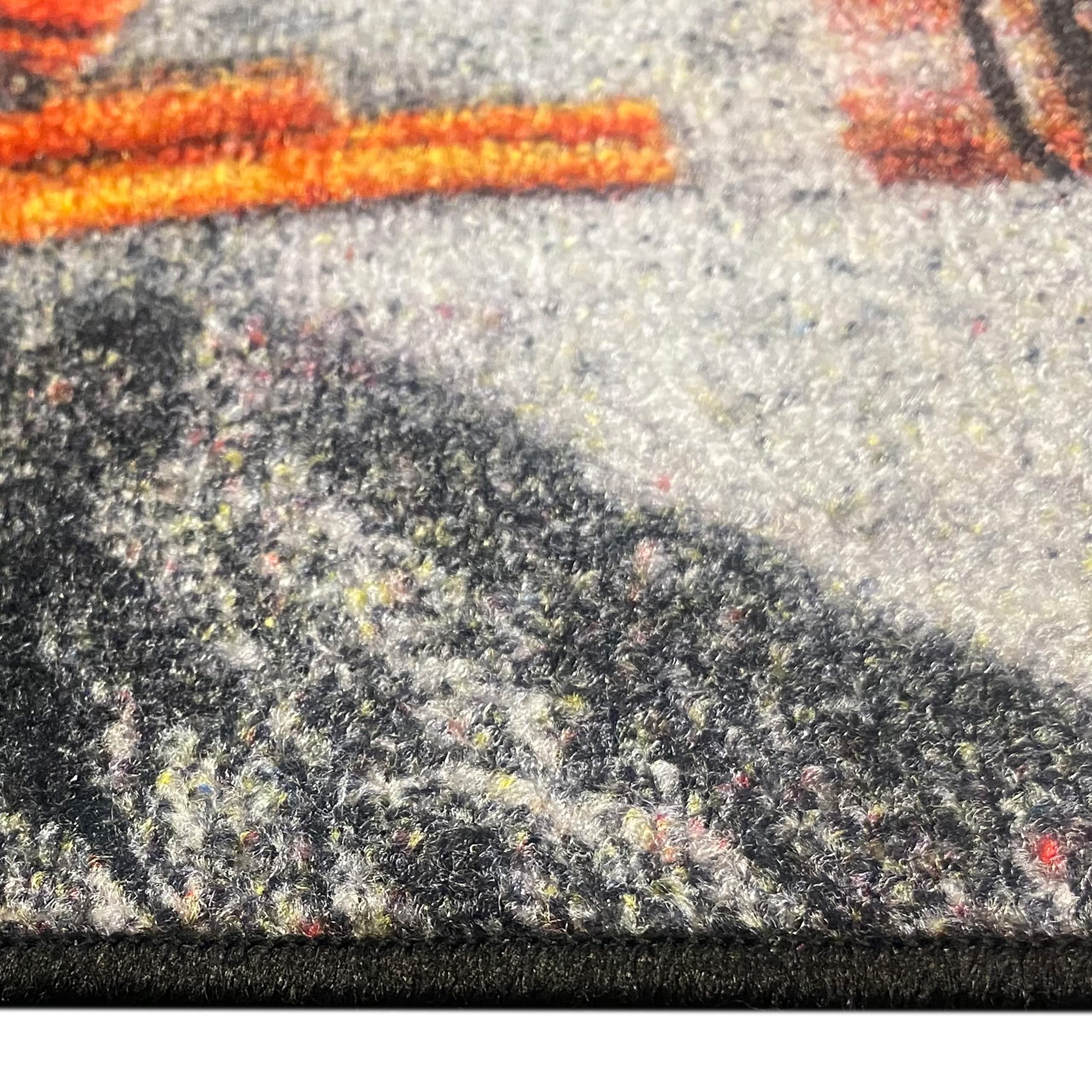 CARPETIA Tapis de Cuisine Coureur pour Cuisine 80 x 150 cm Épices Herbes Bâtons de Cannelle Vaisselle Cuillère antidérapant Lavable