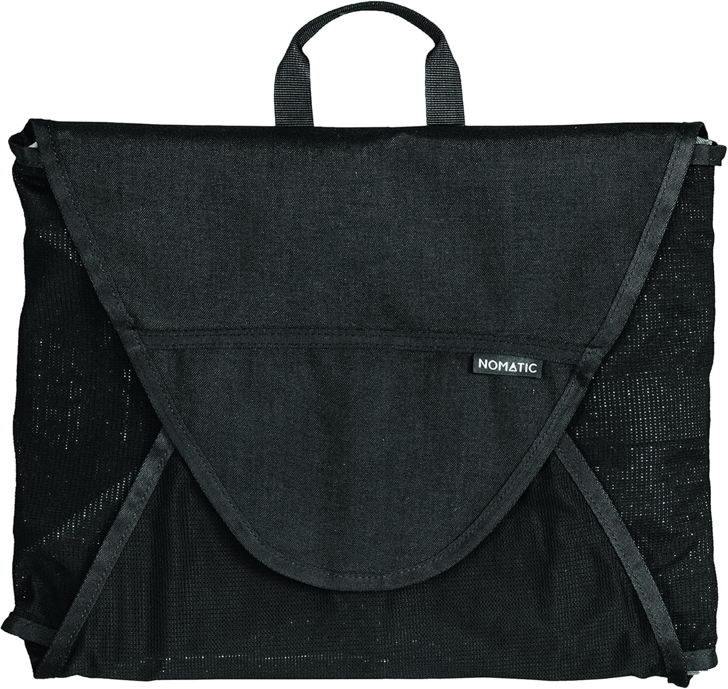 Nomatic Shirt Organizer - 5-Shirt Organizer | Hanging Travel Organizer with Clothes Folder Folding Board Included (Black)
