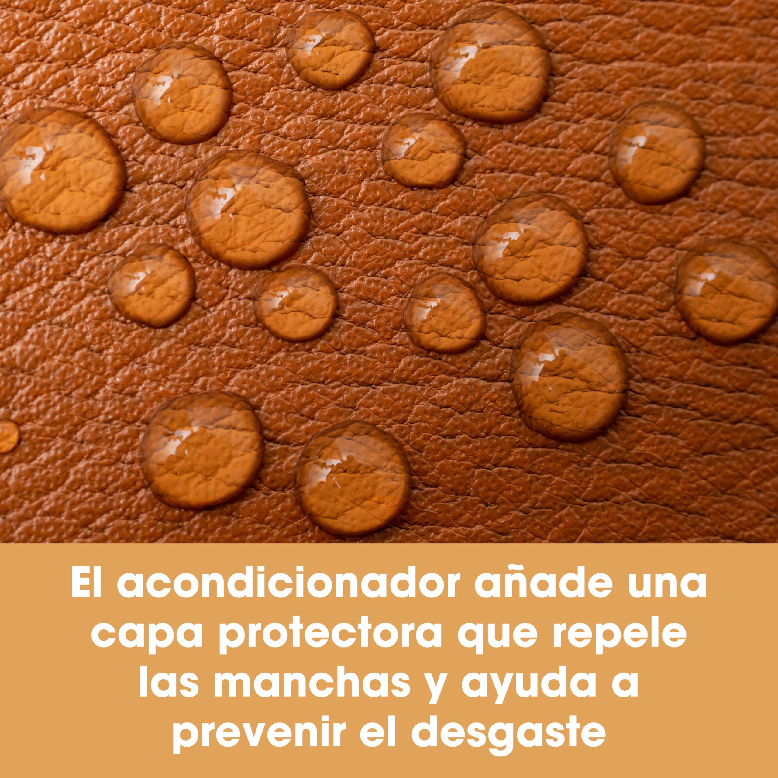 Kit completo de cuidado del cuero Furniture Clinic – Limpiador de cuero y Crema protectora del cuero para sofás y asientos de coche – 500 ml de Ultra Clean,500 ml de acondicionador de cuero y esponjas