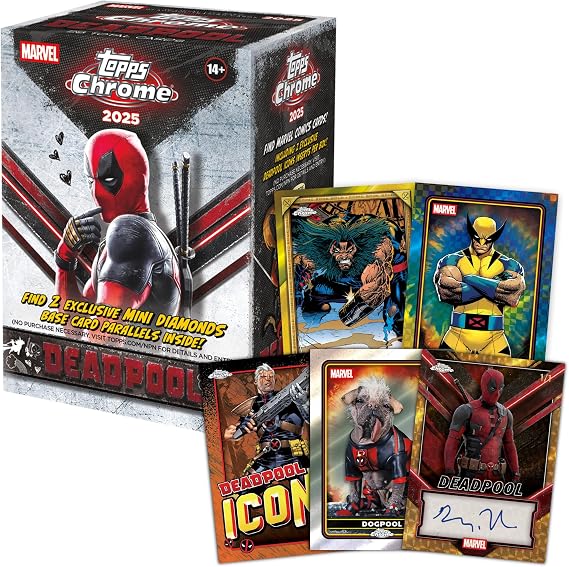 2025 Topps Chrome Deadpool - Factory Sealed - Value Box