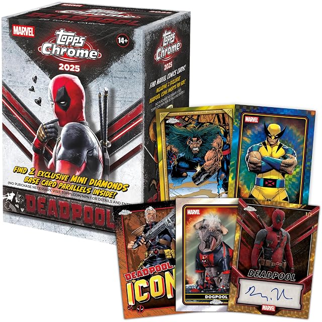 Foto 2 de 8 de 2025 Topps Chrome Deadpool - Sellado de fábrica - Caja de Valor