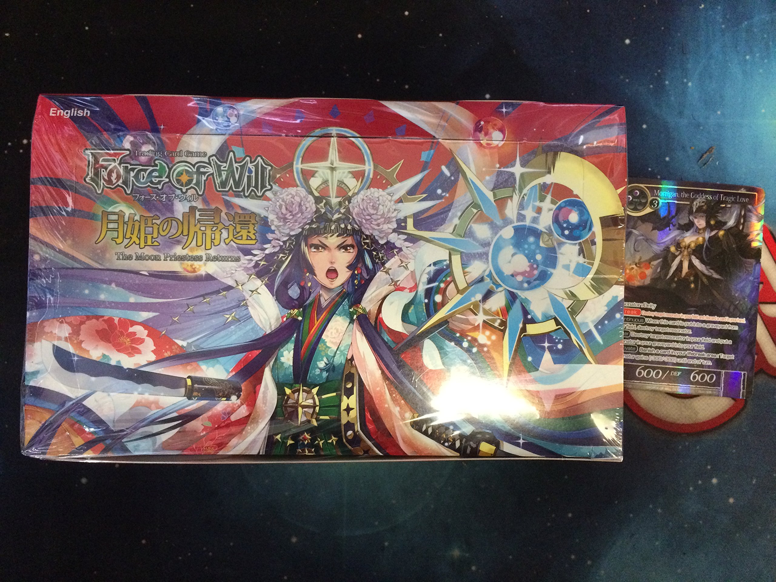 moon priestess returns booster box Amazon.com: Force of Will FOW TCG Trading Card Game: Series 3 G3 The Moon  Priestess Returns Booster Box English Version main image 1