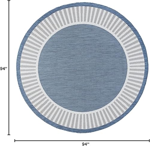 Miniatura 10 de Alfombra para interiores y exteriores, resistente al agua y a la decoloración, de 4 x 6 pies, para patio, terraza, porche, entrada, alfombra de área