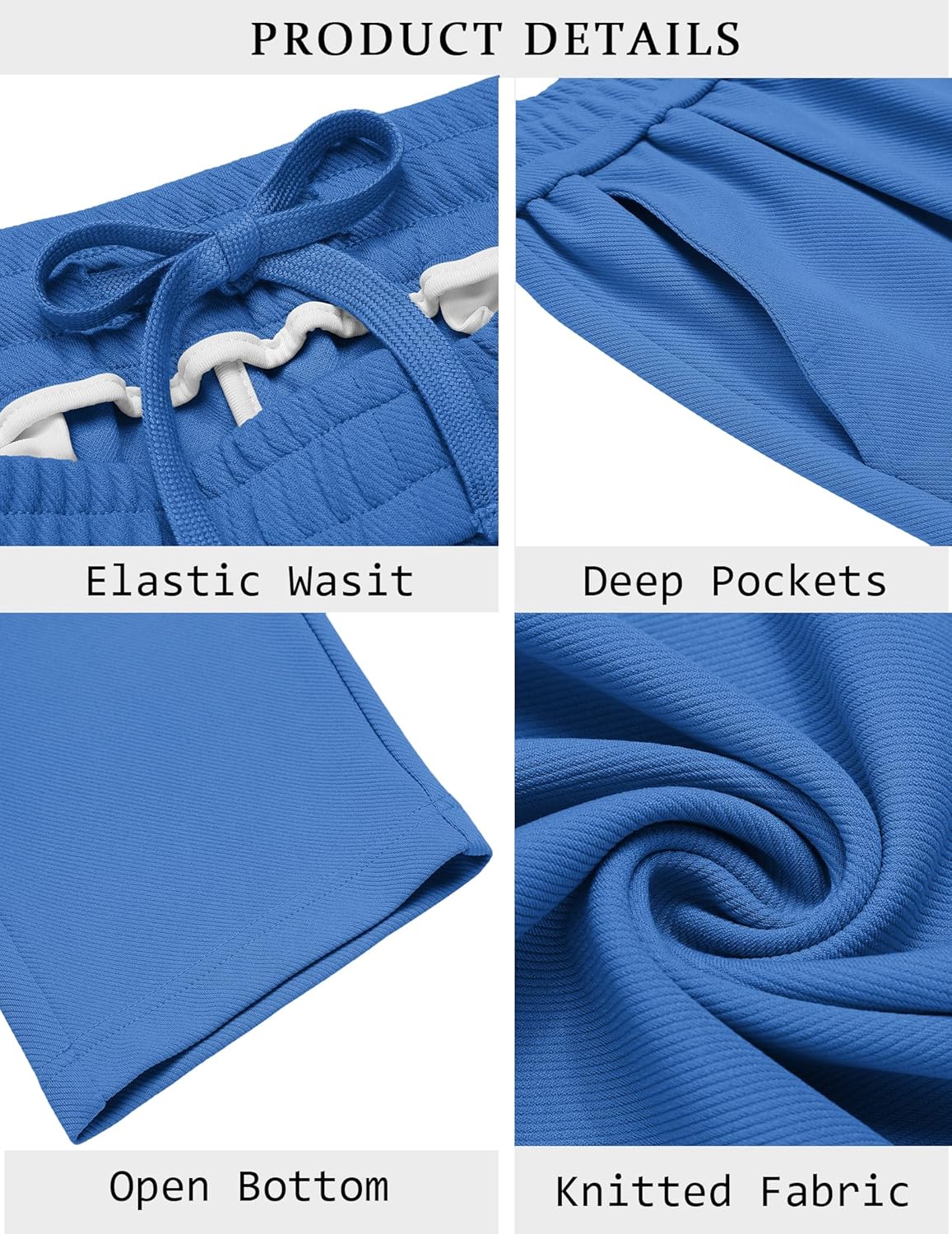 COOFANDY Mens Casual Sweatpants Open Bottom Lounge Pants Lightweight Baggy Workout Yoga Track Pants - Image 5