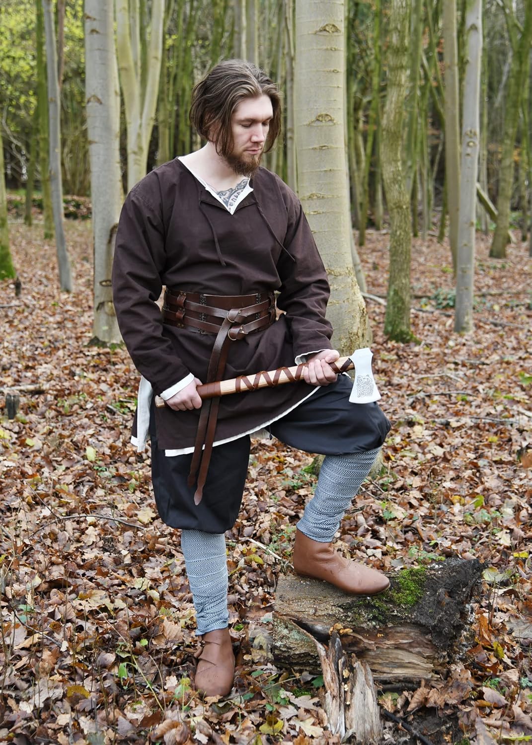 Battle-Merchant Viking Pants Olaf – Medieval Rus Style Trousers for Men, Reenactment & LARP Clothing - Image 4