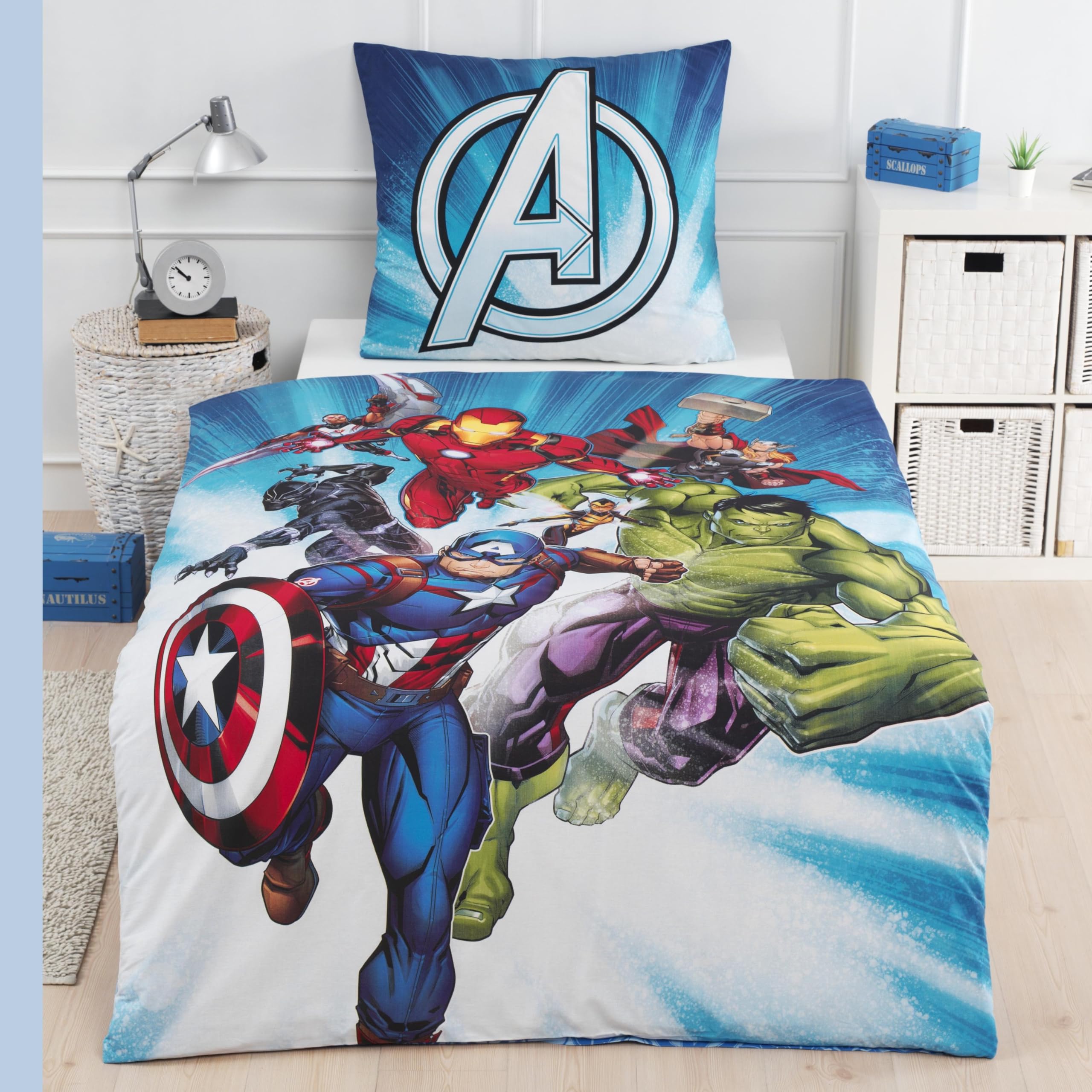 MARVEL Bettwäsche Marvel Bettwäsche 140 X 200 Cm