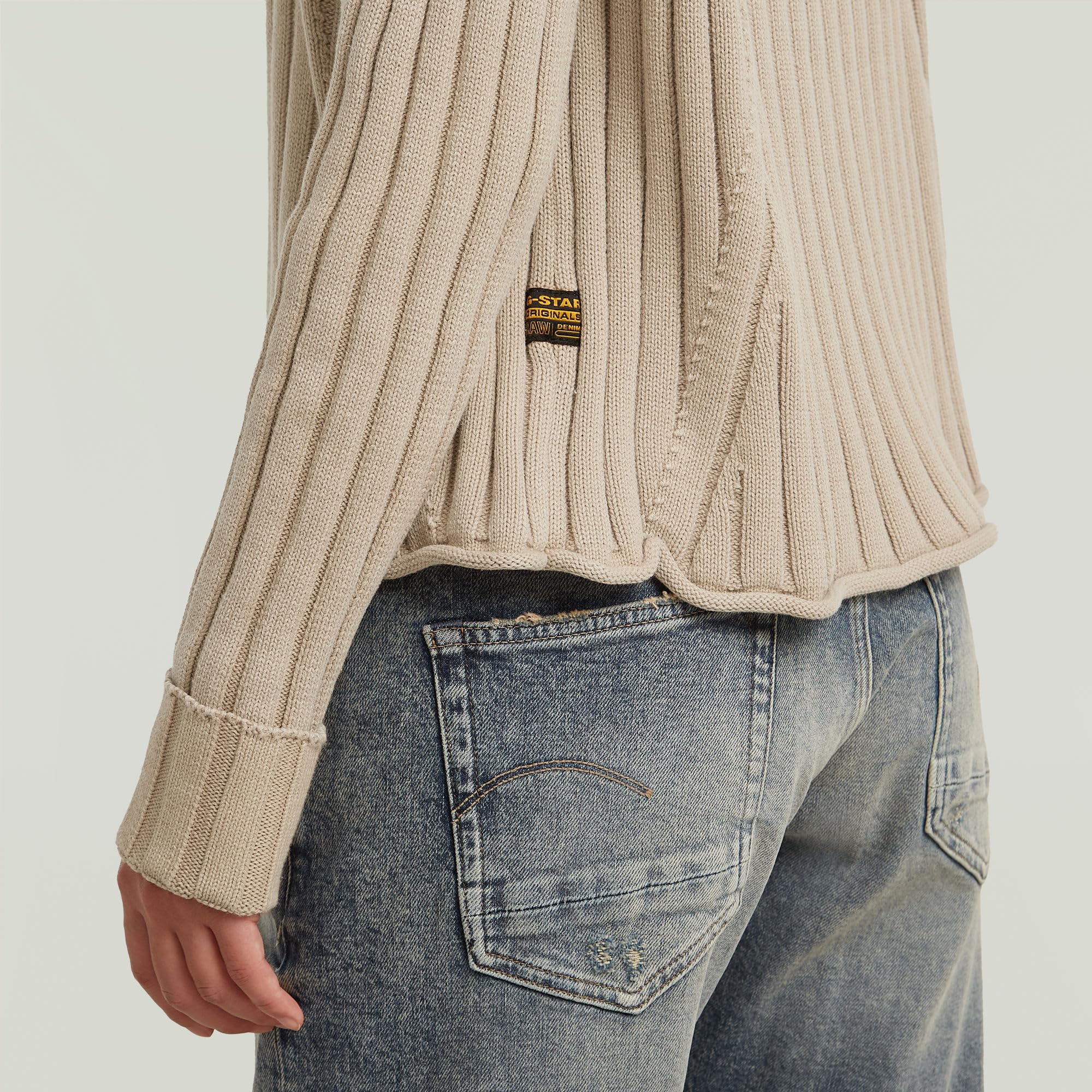 G-Star Washed Loose R Knit Wmn Sudadera Mujer (Pack de 1)
