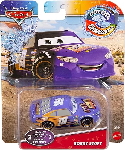 Miniatura 3 de Disney Car Toys Cambiadores de color Bobby Swift