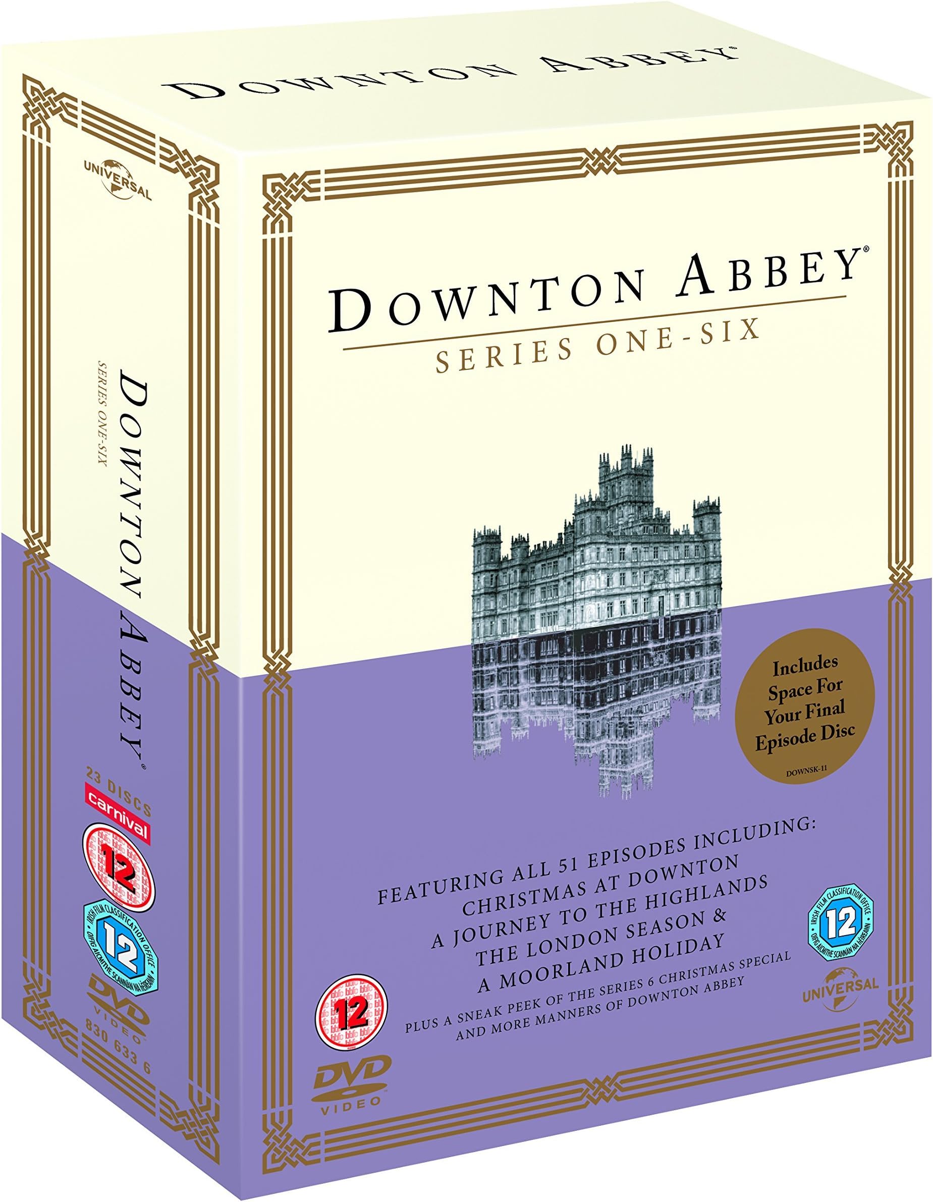 Downton Abbey - Series 1- 6 [DVD] [2015]