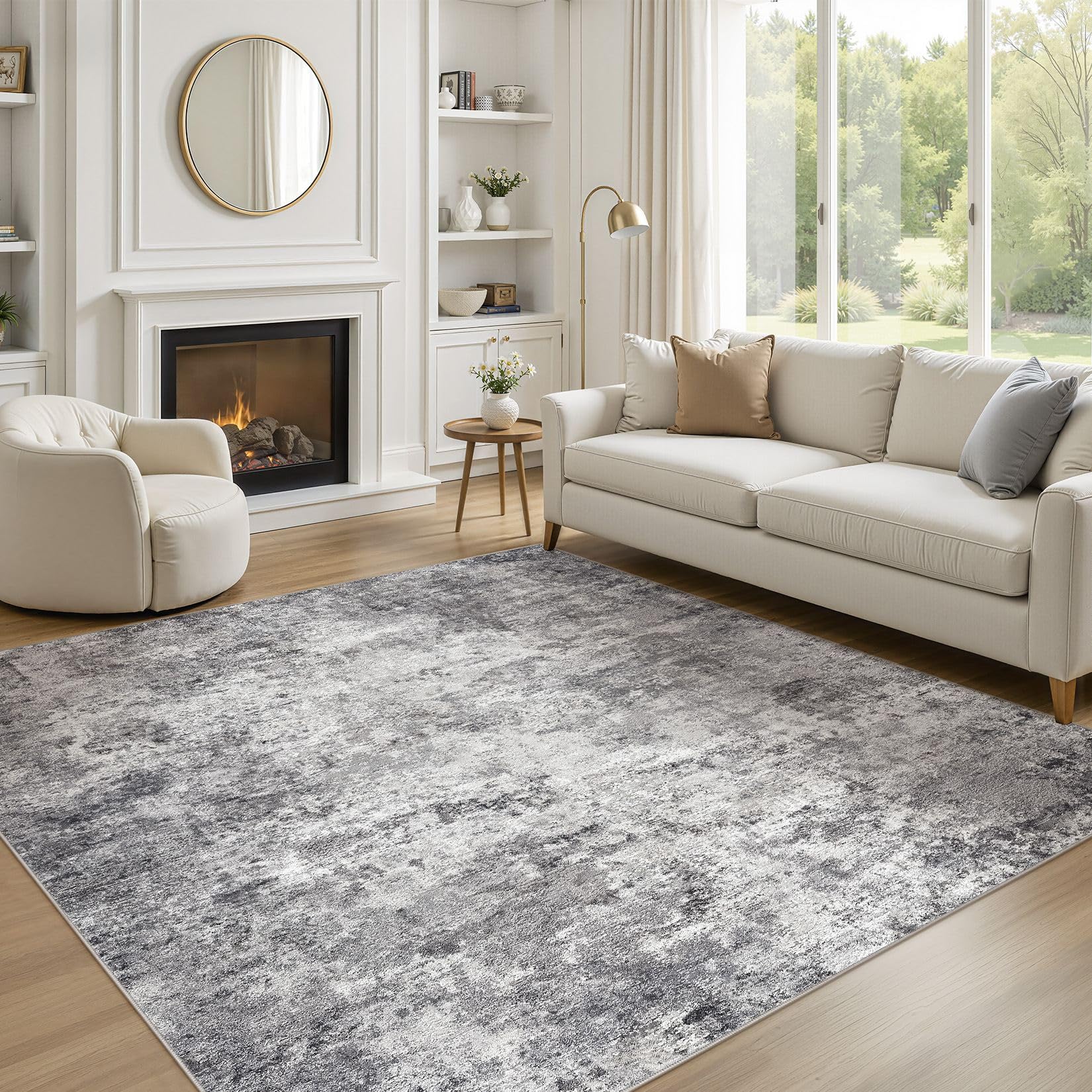 Photo 1 of UERMEI 6'x6' Washable Area Rug
