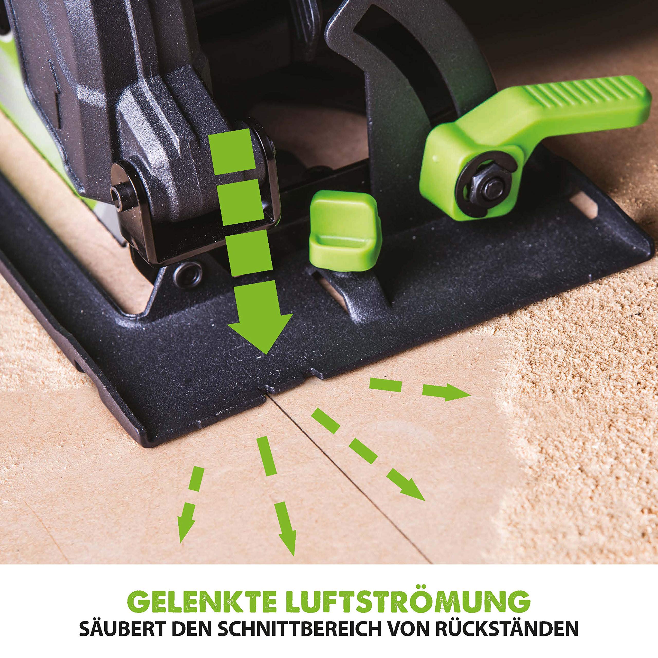 Evolution Power Tools Elektrowerkzeuge F165CCSL Mehrzweck-Kreissäge (165 mm, 230V)