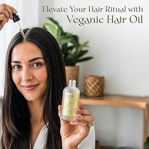 Miniatura 8 de Aceite natural para el crecimiento del cabello para mujeres infundido con 10 aceites botánicos de primera calidad más aceite de romero orgánico para