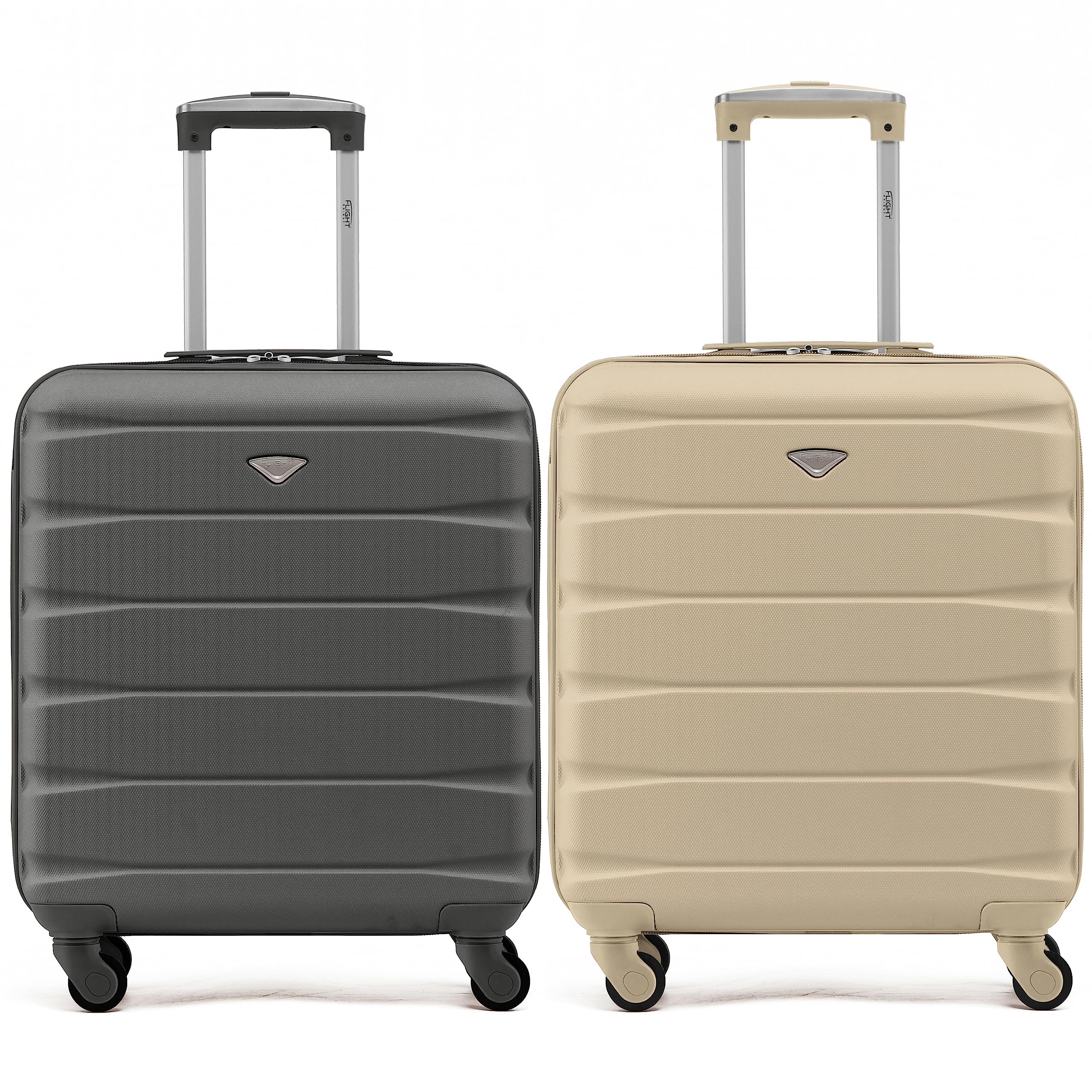 Flight Knight Suitcase Set of 2 Lightweight 4 Wheel ABS Hard Case Cabin Carry On Hand Luggage Approved for Over 100 Airlines Including easyJet, British Airways, Ryanair & Many More 55x35x20cm — view 185