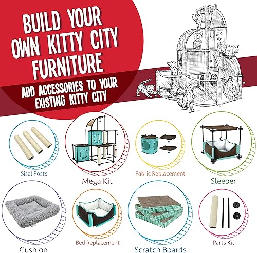 Miniatura 7 de Kitty City - Cama para gato (tamaño grande)