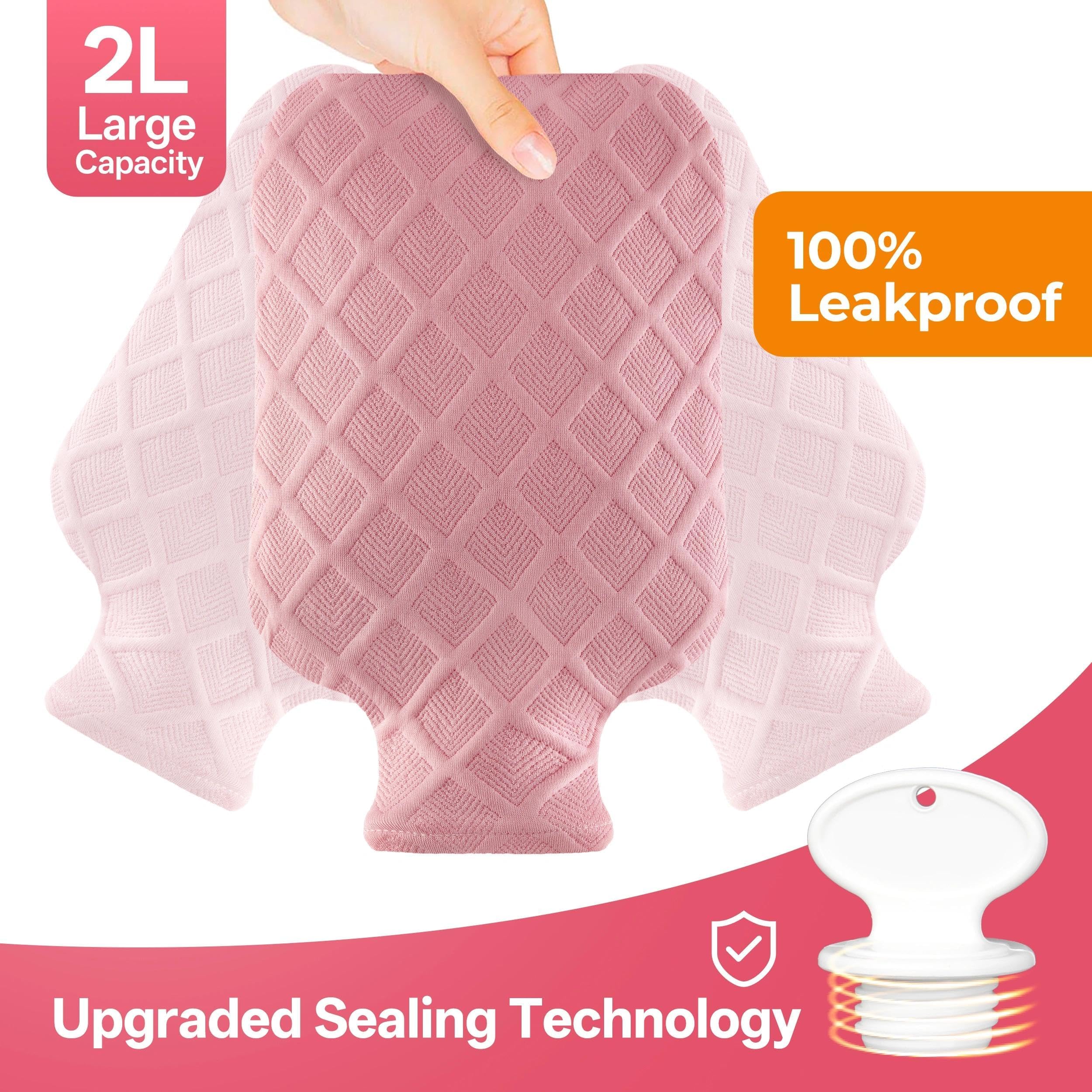 Hot & Cold Therapy Hot Water Bottle - Pain Relief -7