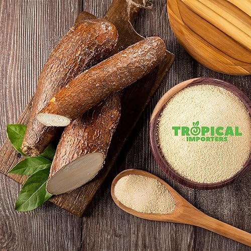 Miniatura 2 de Raíz de yuca entera fresca mandioca mandioca de mandioca (5lb)