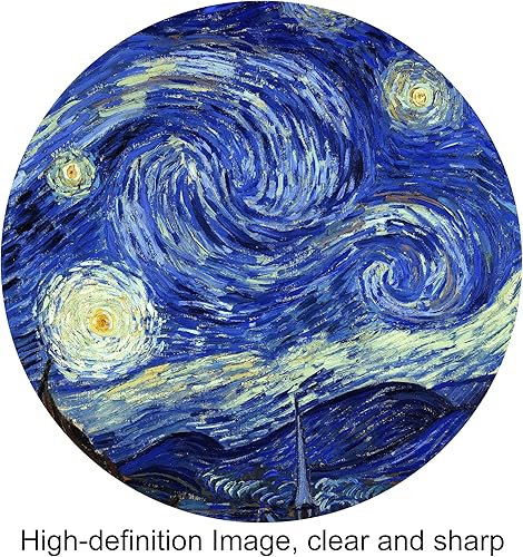 Miniatura 436 de A&T ARTWORK The Starry Night de Vincent Van Gogh. Tamaño del marco: 36 x 30 pulgadas, tamaño de la imagen: 30 x 24 pulgadas, reproducciones clásicas