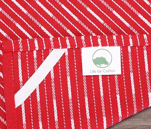 Miniatura 7 de Brookyn Stripe - Juego de 6 toallas de cocina de 18 x 28 pulgadas, color carbón, 100 % algodón, secado rápido, toallas de bar, altamente