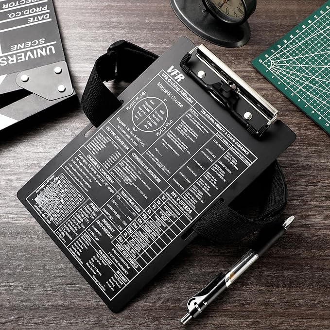 Kneeboard de Aluminio para Piloto con Soporte para Bolígrafo miniatura 4