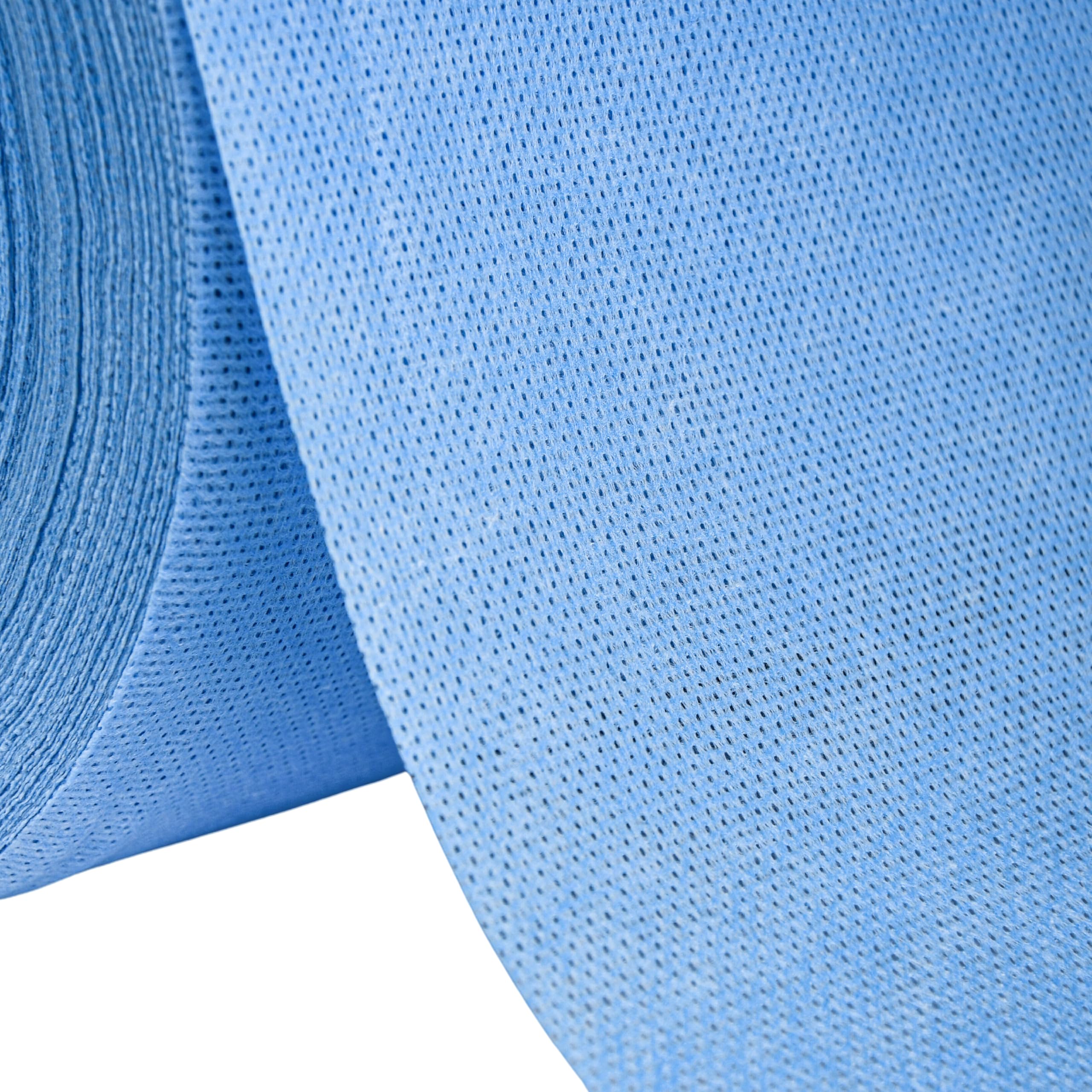 Ściereczka z 70% wiskozy/ściereczki do czyszczenia mebli/wytrzymałe/chłonne/miękkie, bez smug, nie rozmazuje się, rolka, 23 x 39 cm, 25 arkuszy/niebieska