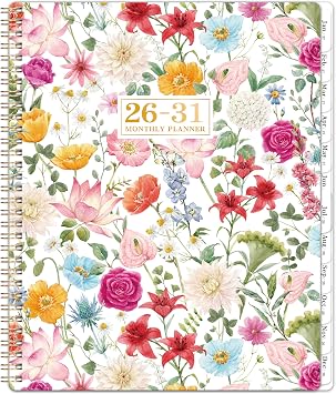 2027-2031 Monthly Planner/Calendar - 5 Year Monthly Planner 2027-2031 | Jul. 2026 - Jun. 2031, 9" x 11", 60 Months Calendar, Large 5 Year Planners with Tabs, Two-Side Pocket, Suitable for Long