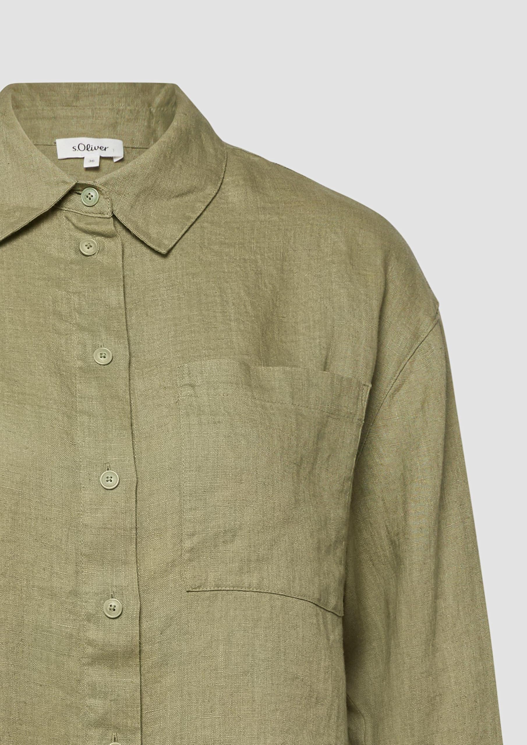 s.Oliver Leinenbluse im Relaxed Fit