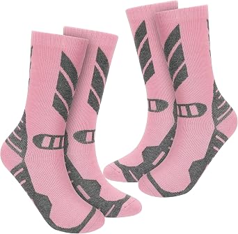 Merino Wool Kids Ski Socks - Knee High Winter Warm Snowboard Thermal Socks For Boys Girls Toddlers