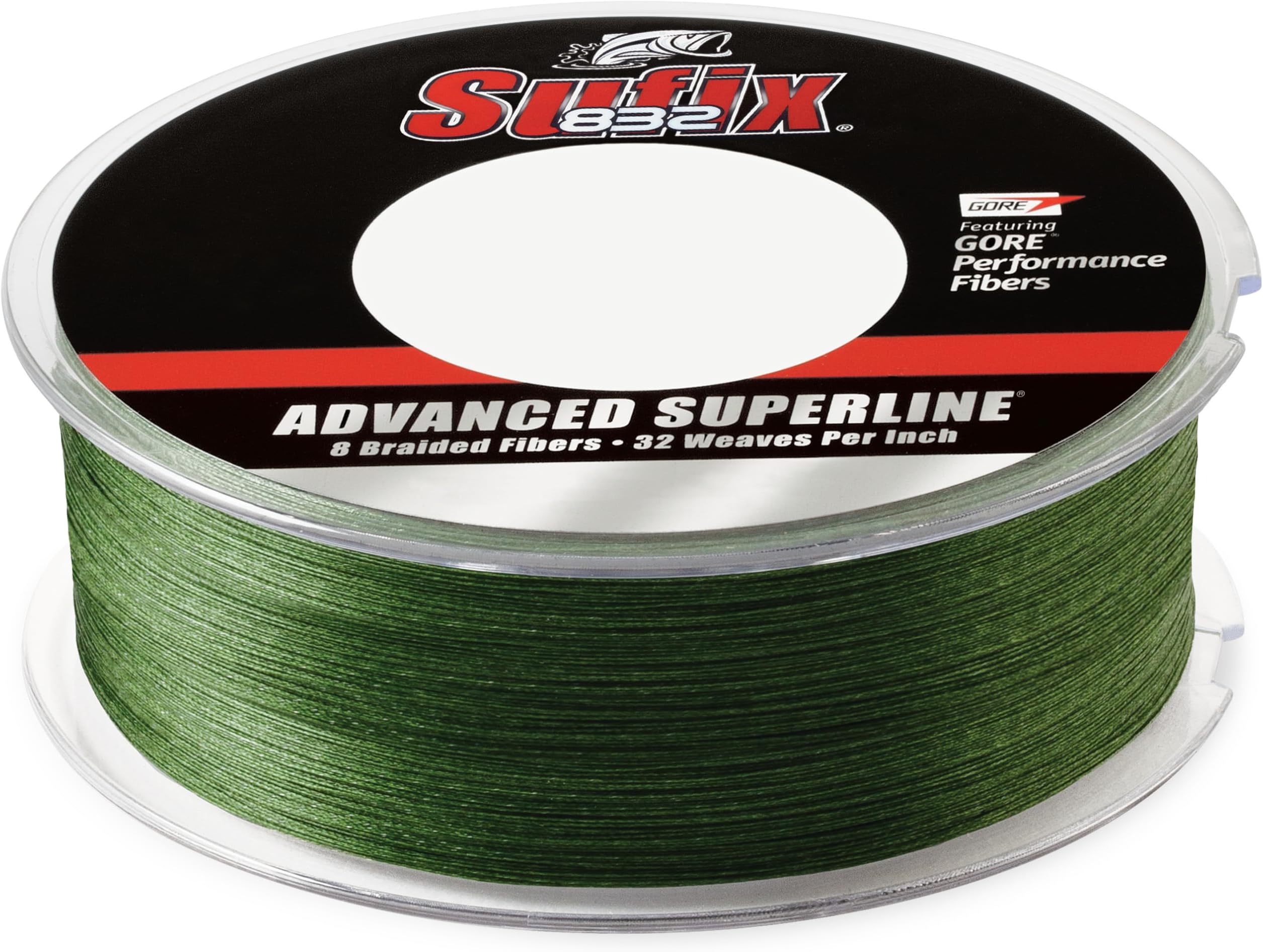 832 Braid Line-600 Yards (Green, 10-Pound)