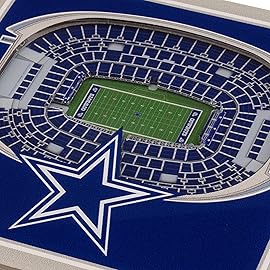 YouTheFan NFL Dallas Cowboys 3D StadiumView Coasters - AT&T Stadium