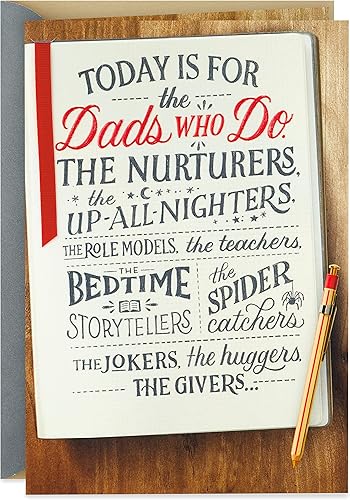 Miniatura 1 de Hallmark - Tarjeta de Día del Padre (Dads Who Do) (599FFW3012)